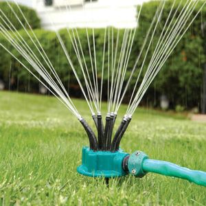 Watering Equipments 360 graden Automatische tuin Multi-hoofd Sprinkler Irrigatie Tuinieren Spray Tool Douchekop