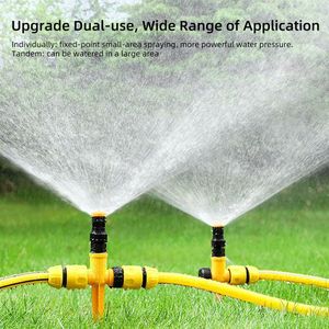 Watering Equipments 360° Garden Sprinkler Rotation Irrigation System Automatic Agriculture Lawn Farm Greenhouse Spray Nozzle Tool 230721