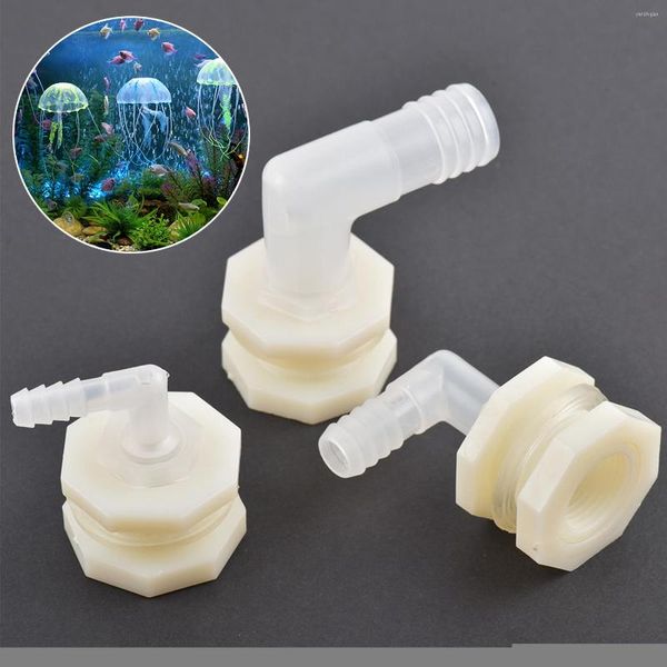 Équipements d'arrosage ABS 1/2 pouce à 6.4-20mm coude joint d'irrigation connecteur de tuyau de réservoir d'eau tuyau de jardin d'aquarium Tube adaptateur à 90 degrés