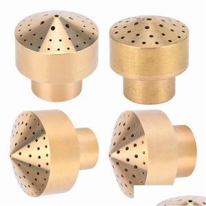 Watering Equipments Agricure Equipment Female Thread Brass Fountain Nozzle Spray Head Sprinkler voor Landscape Dhaon