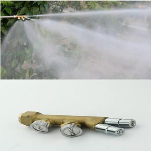 Watering Equipments Atomizing Sprayer Nozzle 4 Nozzles Fruit Tree Spray Gun Agriculture 4heads Fighter Fan