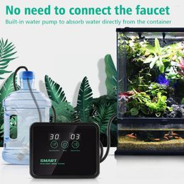 Équipements d'arrosage Automatique Brouillard Rain Forest Spray System Mist Rainforest Timing Reptile Terrariums Kit Electro Humidifier F J5p5