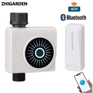 Equipos de riego Temporizador de agua remoto automático Bluetooth Wifi Riego de jardín Controlador de grifo inteligente a través de control de teléfono inteligente 220929