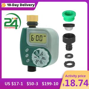 Watering Equipments Automatische watertimer Tuin Irrigatie Filteraansluiting Programmeerbaar Schedule Clock op Off kraancontroller 230428