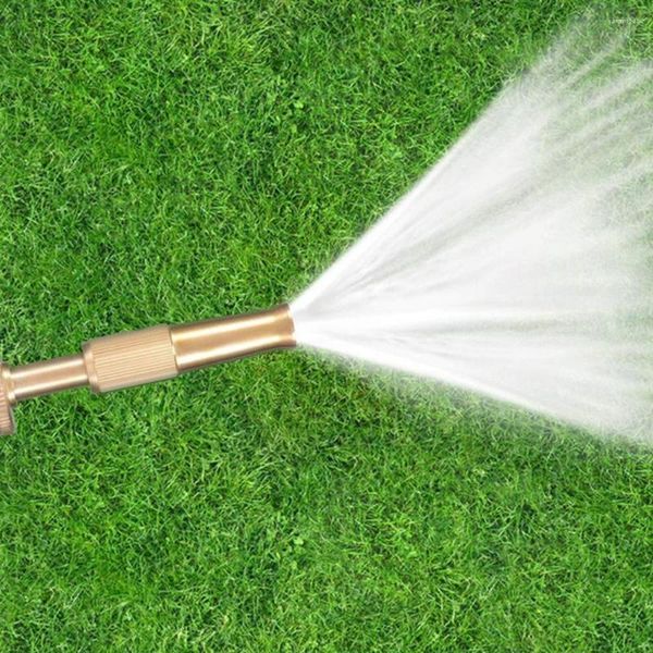 Équipements d'arrosage en laiton haute pression pistolet à eau tuyau de jardin buse tête de pulvérisation pour cour pelouse irrigation lavage de voiture