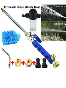 Equipos de riego Coche Pistola de agua de alta presión Jet Garden Lavadora Manguera Varita Boquilla Pulverizador Spray Sprinkler Herramienta de limpieza Accesorios