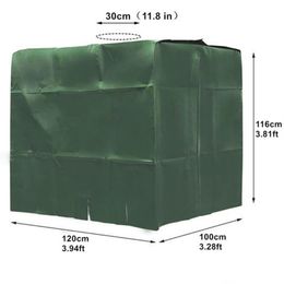 Équipements d'arrosage housse de Protection pour réservoir IBC eau 1000l conteneur feuille isolante soleil UV Protection Covers308f