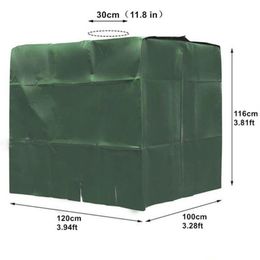 Équipements d'arrosage housse de Protection pour réservoir IBC eau 1000l conteneur feuille isolante soleil UV Protection Covers258O