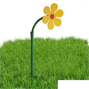 Besproeiingsapparatuur Crazy bloemvormige sproeier voor tuingazonsysteem Bloem 360 draaibare decoratieve inzet Dansende Daisy Drop Deliv Otci6