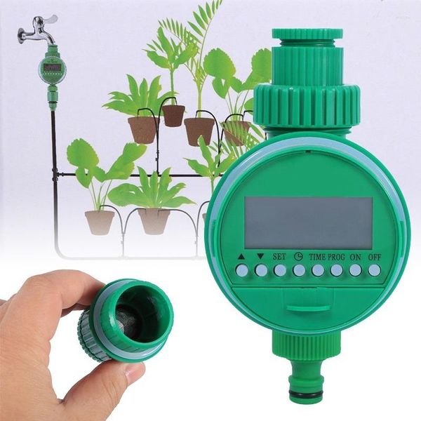 Équipements d'arrosage contrôleur de jardin automatique électrique minuterie d'irrigation numérique fleurs intelligentes plante eau électronique