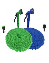 Watering Equipment Garden Slang uitbreidbaar Flexibel water EU Plastic slangen Pijp met spuitpistool tot Car Wash 25ft250ft2678793