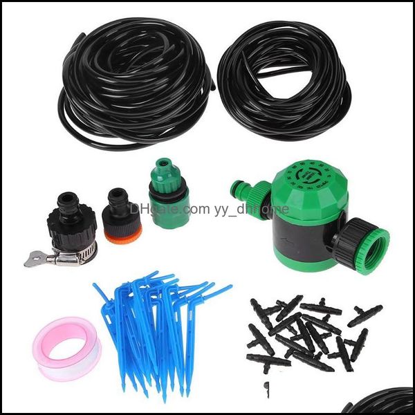 Équipements d'arrosage Jardin Fournitures Patio Pelouse Maison Bricolage Jardinage Pot De Fleur Plante En Pot Matic Outils Goutte À Goutte Dispositif Eau Peut Irrigation Ki