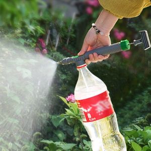 Équipements d'arrosage jardinage pulvérisateur bouteille de boisson peut haute pression petite tête de pulvérisation réglable manuelle 230711