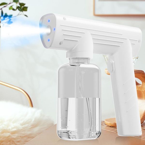 Équipements d'arrosage Pulvérisateur de désinfection sans fil électrique portable USB rechargeable nano atomiseur 250 ml pistolet à vapeur domestique