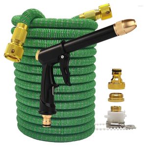 Équipements d'arrosage Maison et Jardin Tuyau Haute Pression Flexible Extensible Lavage Voiture Extérieur Maison Ferme Irrigation Magie 2.5-30 Mètres Tuyaux