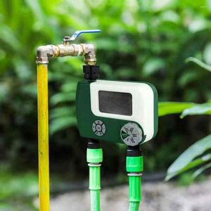 Équipements d'arrosage maison jardin Valve étanche à l'eau électronique LCD plante arroseurs de pelouse contrôleur d'irrigation minuterie