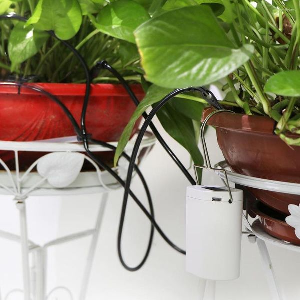 Équipements d'arrosage jardin intelligent dispositif automatique minuterie plantes système d'eau outil d'irrigation pour bureau à domicile en pot