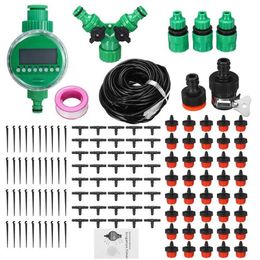 Équipements d'arrosage Irrigation 15 25 30 40 50m Systèmes de minuterie automatique Kit de plantes de serre Système de jardin Intelligent Care260R