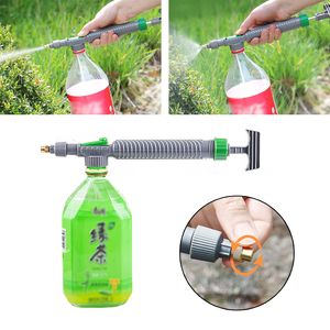 Watering Equipments Manual High Pressure Air Pump Sprayer Adjustable Drink Bottle Spray Head Nozzle Garden Watering Tool Sprayer Agriculture Tools 230710