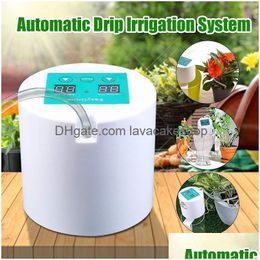 Watering Equipment Matic Device Drip Irrigation Tool Water Pump Timertimersysteem voor Succerende planten Y200106 Drop Delivery Home Garden P DHKGM