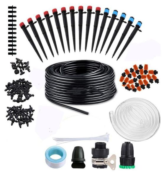 Équipements d'arrosage mini kit d'irrigation goutte à goutte Système de jardin brume le refroidissement pour GreenHouselawn avec Sprinkler3012049 réglable