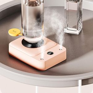 Watering Apparatuur Mini Luchtbevochtiger Huishoudelijke Kleine Moisturizing Auto Lucht Creativiteit Leuke Record Player USB Fogger Mist Maker