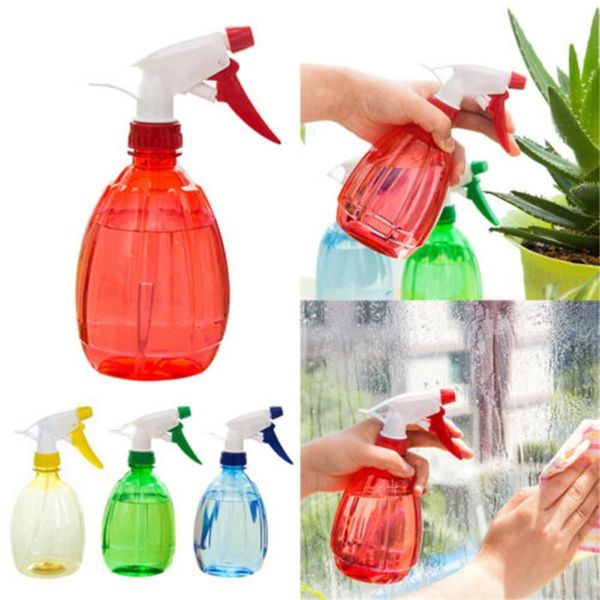 Équipements d'arrosage Portable 500 ml vide vaporisateur bouteille d'eau en plastique pour Salon plantes Pet jardinage maison bidon pulvérisateur à pression