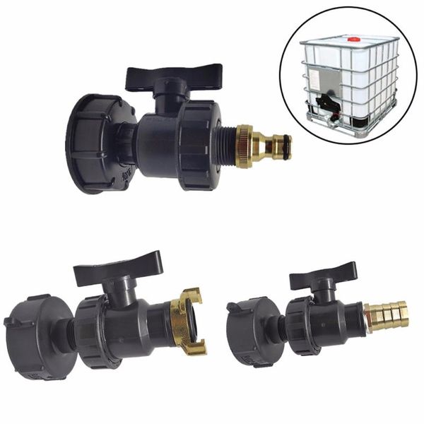 Équipements d'arrosage S60 6 Interface Plastique IBC Récipient en vrac intermédiaire PP Valve Connexion Adaptateur Connecteur Résistant aux hautes pressions