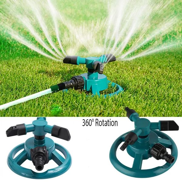 Équipements d'arrosage buse d'arrosage 360 degrés rotation automatique jet d'eau jardin pelouse fournitures d'irrigation 231019