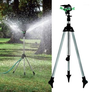 Watering apparatuur roestvrij staal statief Impact Sprinkler Garden System Kits voor landbouwgrond Lawn Planten Bloemirrigatie Sprinkler1