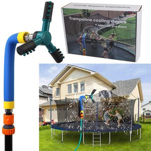 Bewateringsapparatuur Zomer Trampoline Sprinklers Outdoor Cooling Sprinkler Pipe Kids Water Fun Automatische bewatering Irrigatie Tuinaccessoires 230601