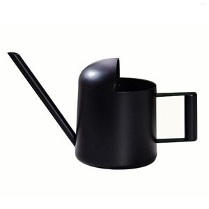 Watering Equipments Tainless Steel Can Home Home 500ml Black Color Lange Spout Water Jug Plant Flower Succulenten Tuingereedschap