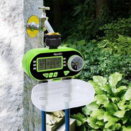 Équipements d'arrosage deux sorties jardin électronique numérique minuterie d'eau électrovanne contrôleur d'irrigation pour cour automatique