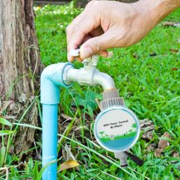 Wateringsapparatuur Type A Tuya Intelligent Timers Manual/Wifi mobiele telefoon Remotedrip Device Smart Life Garden Automatisch irrigatiesysteem