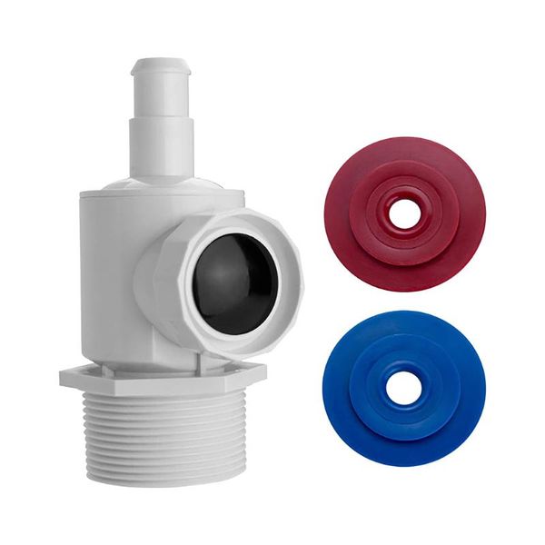 Equipos de riego - Conector de montaje en pared para manguera de vacío de piscina Polaris 180 280 380 con depurador de cola