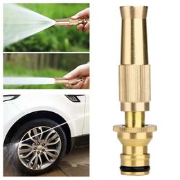 Watering Apparatuur Water Spuitpistool Nozzle Wasmachine Tuinslang Metalen Messing Gazon Tuin Auto Hoge Druk Effen 230721