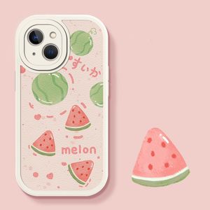 Watermelon 14 Telefoonhoesje x Cute 12 Dames 13 Pro Premium Sense XL Siliconen xsmax Anti Drop 7 Zacht