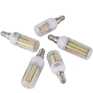 E27 LED -lamplampen AC220V SMD 5730 E14 LED -lampen Licht 24 30 42 64 80 89 108 136leds maïs bol kroonluchter voor thuisverlichting