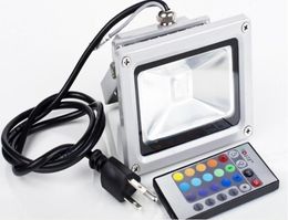 Lumière d'inondation imperméable de 10W RVB LED à télécommande L0010127552497