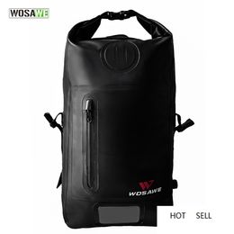 Waterdichte 25L Outdoor River Trekking Bag Droge Tas Dubbele Schouderbanden Waterpakket Zwemmen Motorfiets Rugzak Tassen