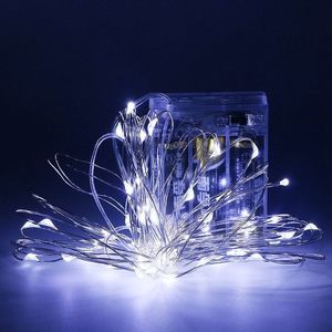 Guirlande Lumineuse Étanche 2m 20 LEDs pour Décoration de Vacances 2pcs