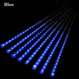 Waterdicht 30 cm of 50 cm LED -meteoor Douche Regenlicht Strings 8pcs Tubes AC220V Wedding Kerstmis EU Pulg vallende regendruppellichten