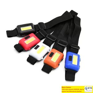 Impermeable 4 faro COB LED antorcha al aire libre Modos al aire libre Mini actividades de emergencia para linterna Wtecr