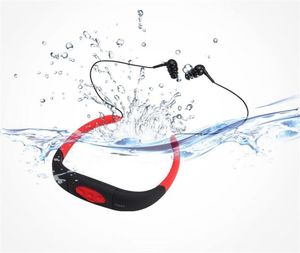 Imperméable 4816 Go natation plongée mp3 Bluetooth Player IPX8 Sport sous-marin imperméable Musique mp3 Musique Musique Necolband Radio Stéréo E1547255