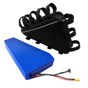 Batterie de vélo électrique étanche 60V 52V 48V 36V avec sac Triangle pour moteur 500W 750W 1000W 1500W 1800W 2000W 2500W