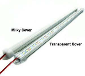 Imperméable 5630 SMD 50cm 36 LED Strip Strip Cabinet Bar Light Pure Blanc Blanc chaud avec couverture DC12V2022 Nouveau