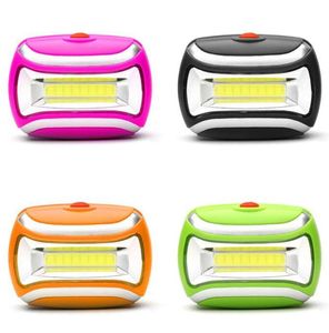 Waterdicht 6 LED Mini Cob koplamp 3 modus Viskoplamp Lichten Outdoor Camping Rijlicht Roteren Koplamp Roteren