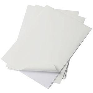 Waterdicht A4 blanco matwit zelfklevend vinylsticker-etiketpapier voor laserprinter 240229