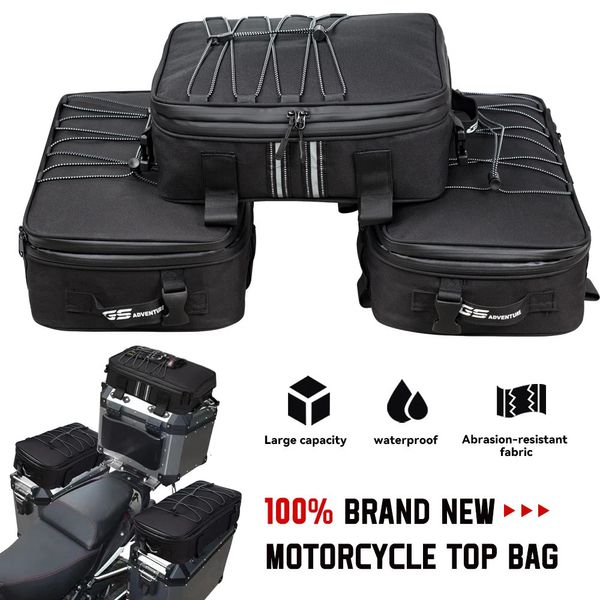 Sac à carter Boîte supérieure Boîte sac à bagages Bags Sacages pour BMW R 1200 1250 GS LC Adventure Motorcycle F650GS G310GS ADV 240418