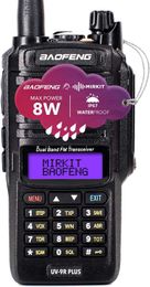 Waterdichte Baofeng Radio UV-9R plus MK1 (UV-82 3e generatie) Max Power Ham Radio Handheld 2200MAH Batterij IP67 Portable Radio